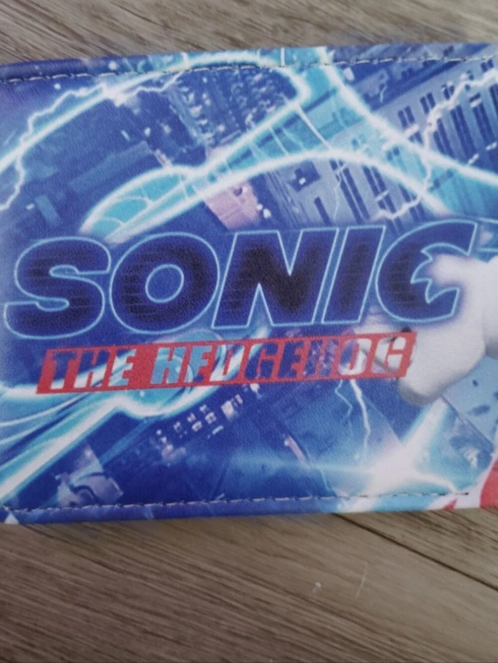 New Sonic the hedgehog anime manga leather wallet